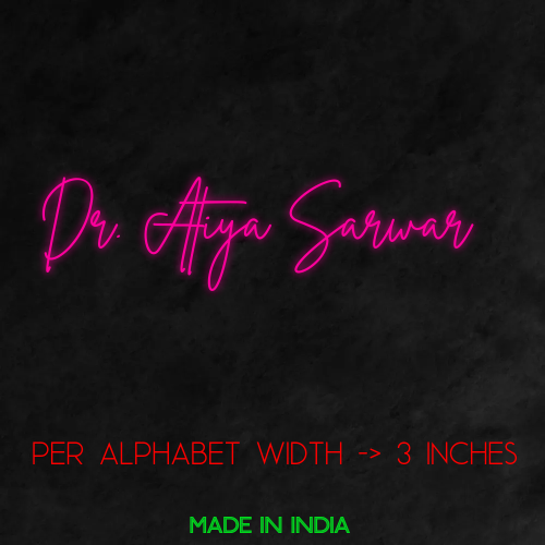 Customize Your Neon Sign