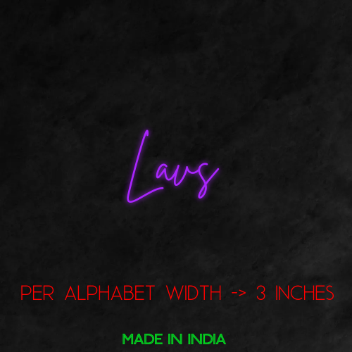 Customize Your Neon Sign