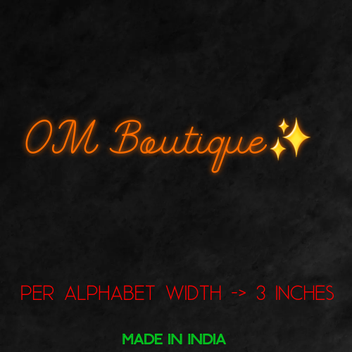 Customize Your Neon Sign