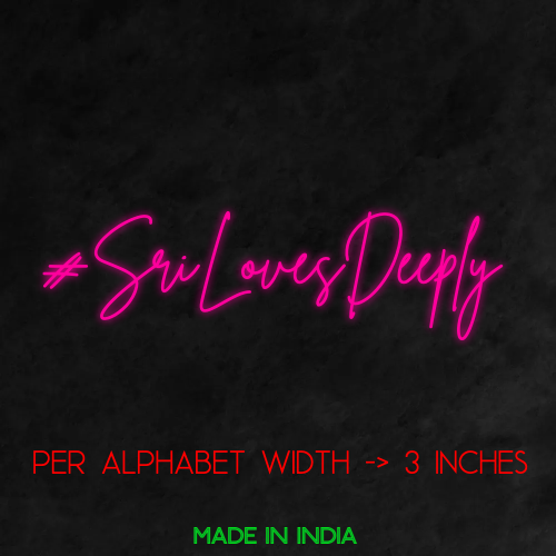 Customize Your Neon Sign