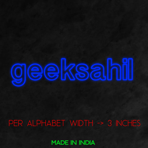 Customize Your Neon Sign