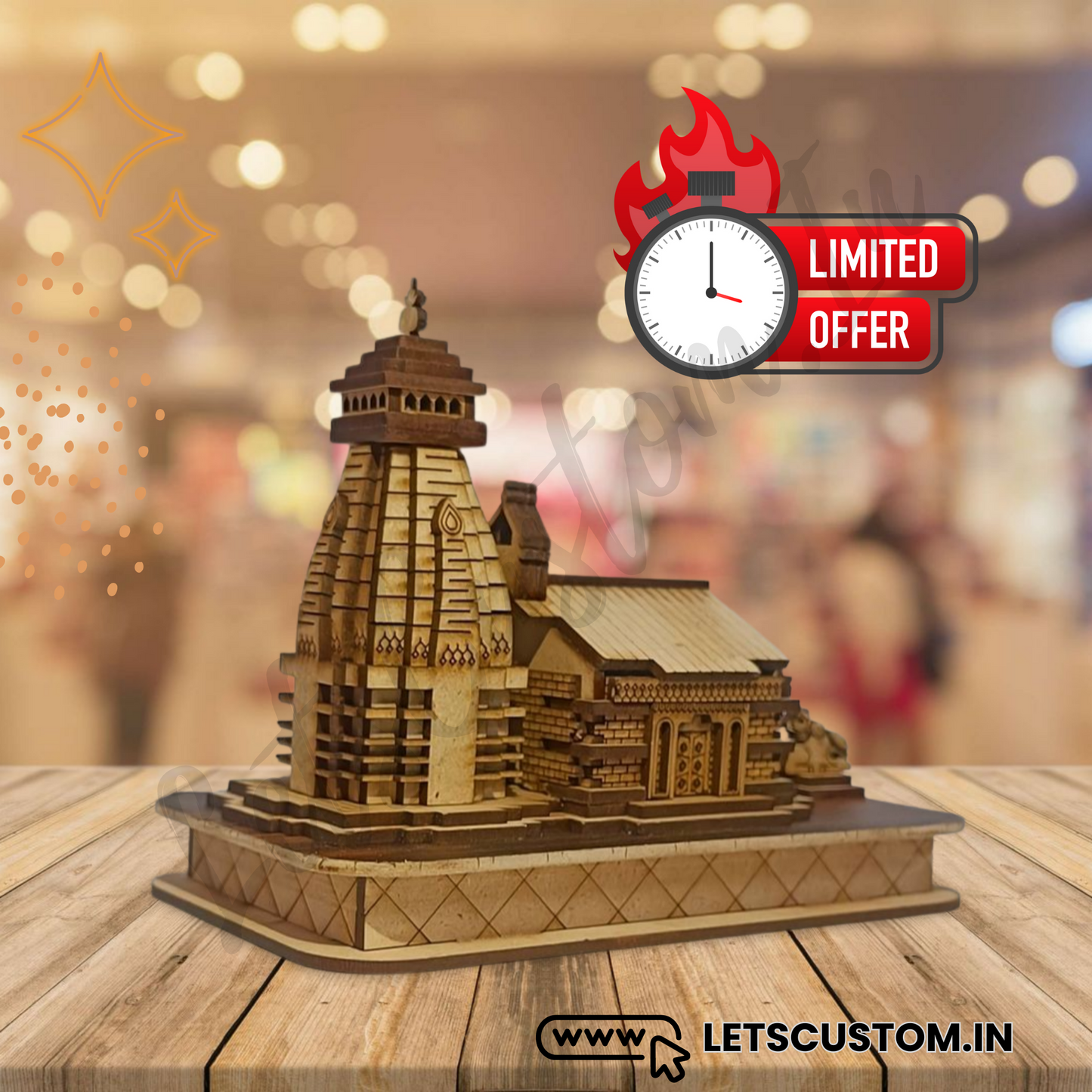 Kedarnath Dham 3D Miniature