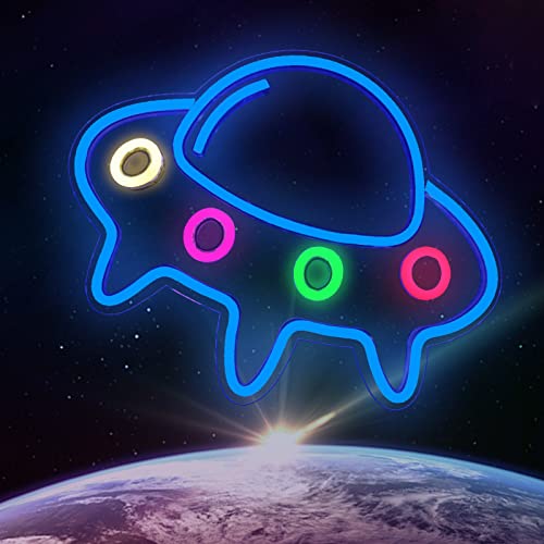 UFO Neon Sign, Alien Led Neon