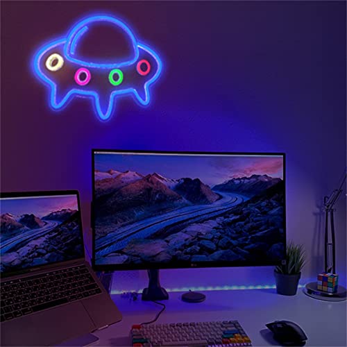 UFO Neon Sign, Alien Led Neon