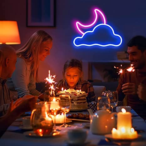 Cloud and Moon Led Neon signs