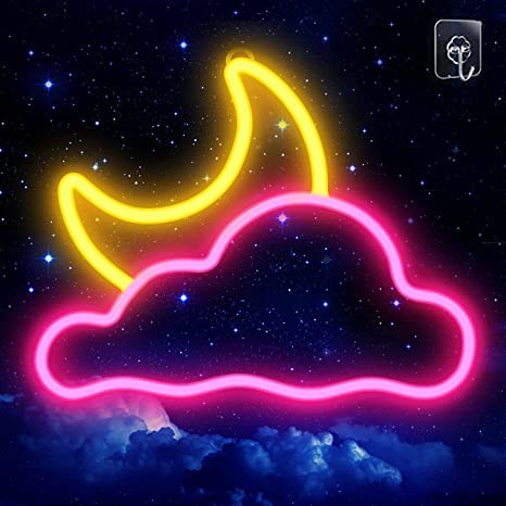 Cloud and Moon Led Neon signs