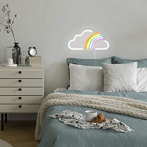 Rainbow Cloud Neon