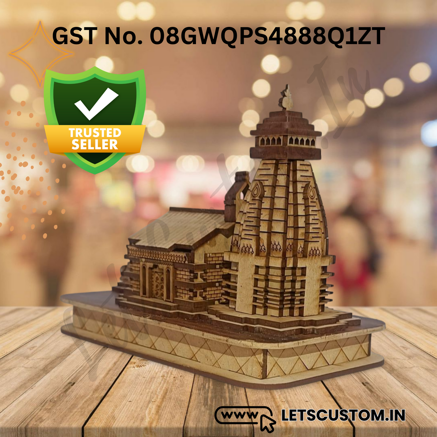 Kedarnath Dham 3D Miniature