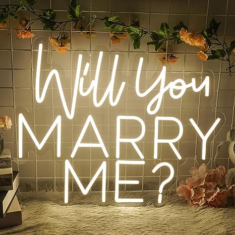 Will You Marry Me Neon Sign