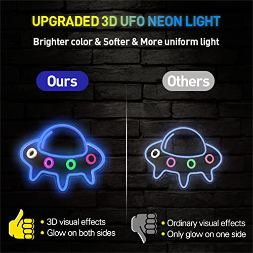 UFO Neon Sign, Alien Led Neon