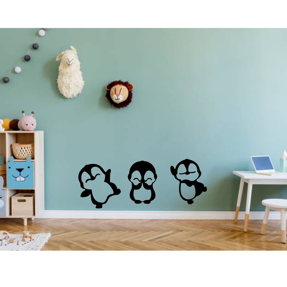 3 Pcs. Set Penguin Wall Decor