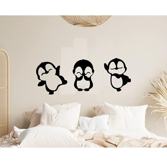3 Pcs. Set Penguin Wall Decor