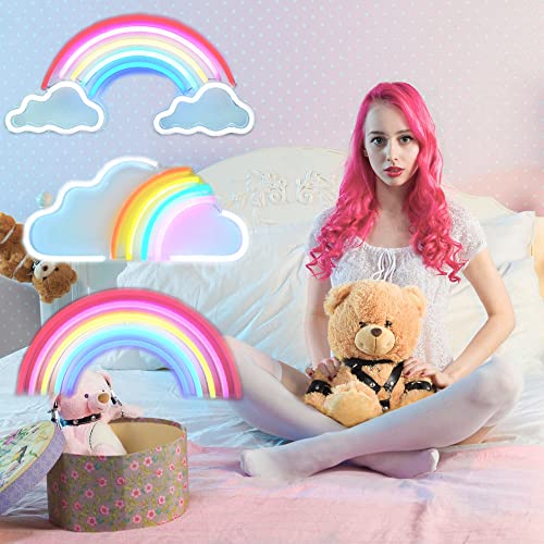 Rainbow Cloud Neon