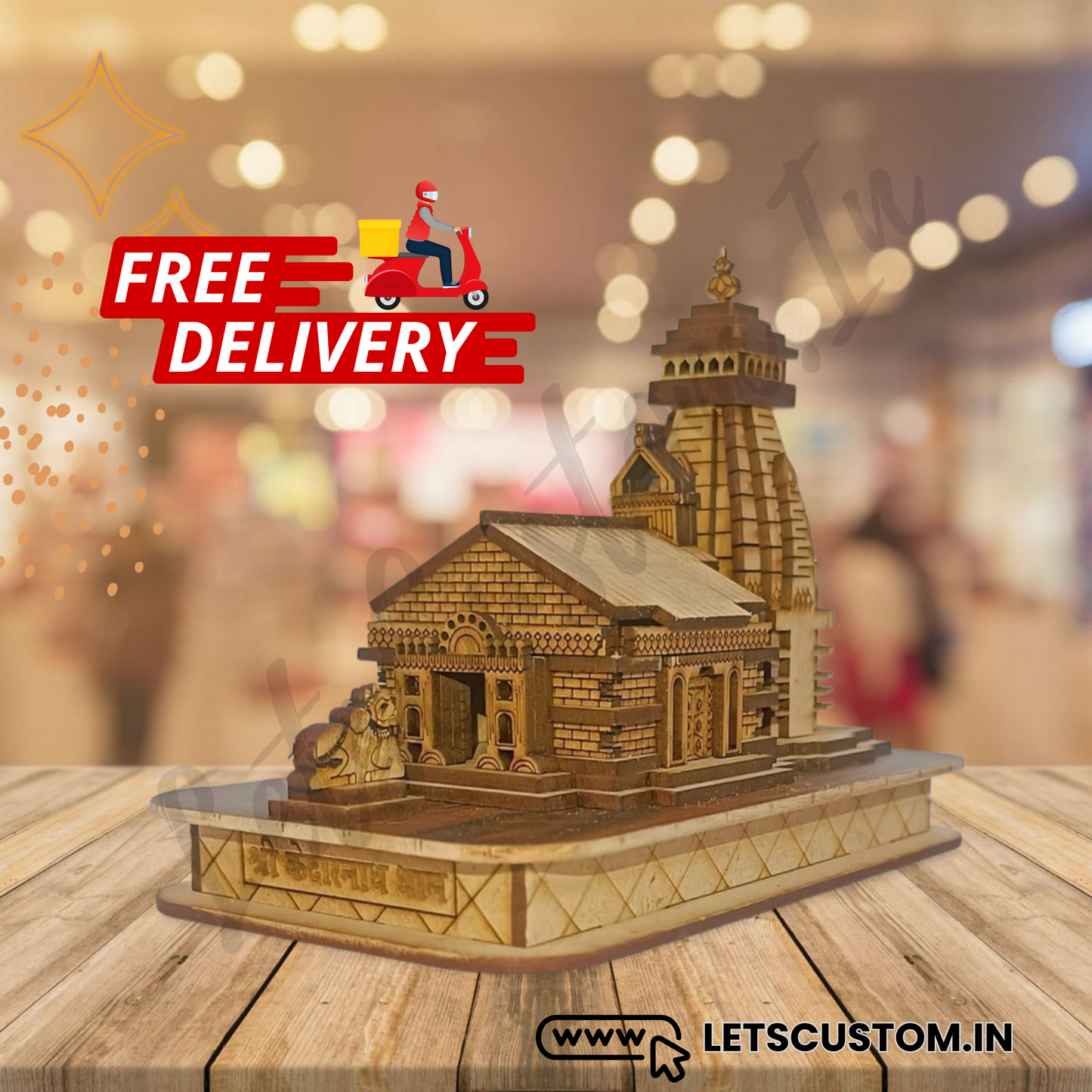 Kedarnath Dham 3D Miniature