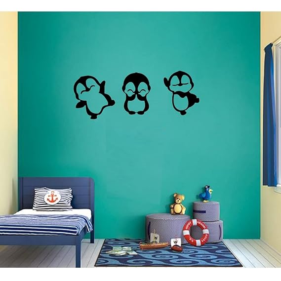 3 Pcs. Set Penguin Wall Decor