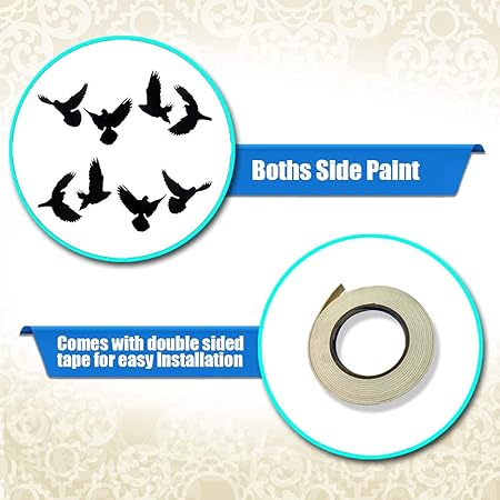 4 Flying Birds Plaque Sign
