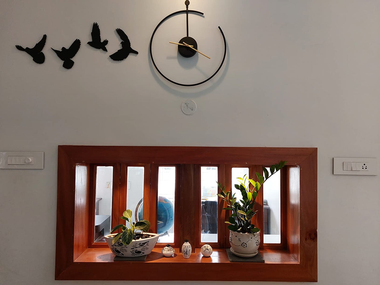 4 Flying Birds Plaque Sign