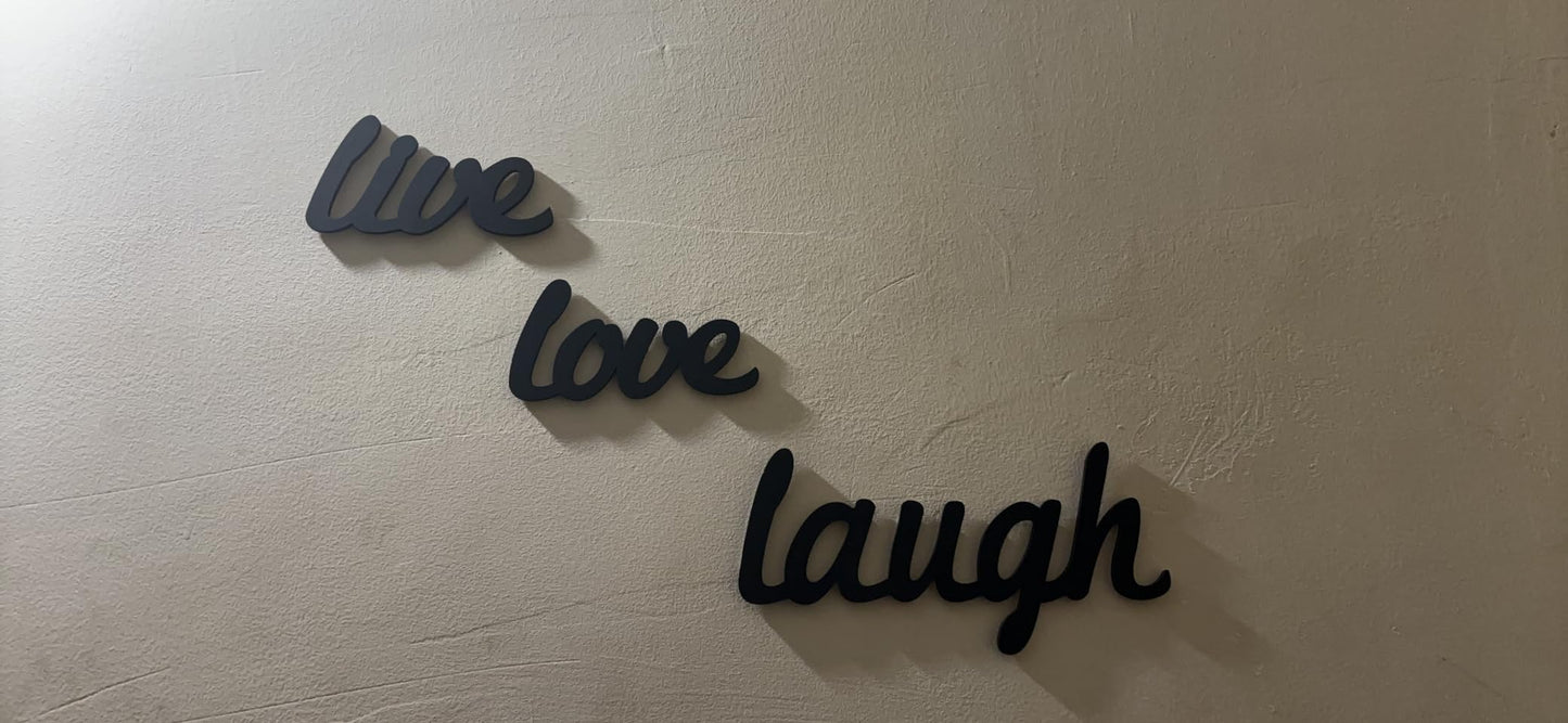 Live Love Laugh Wall Art