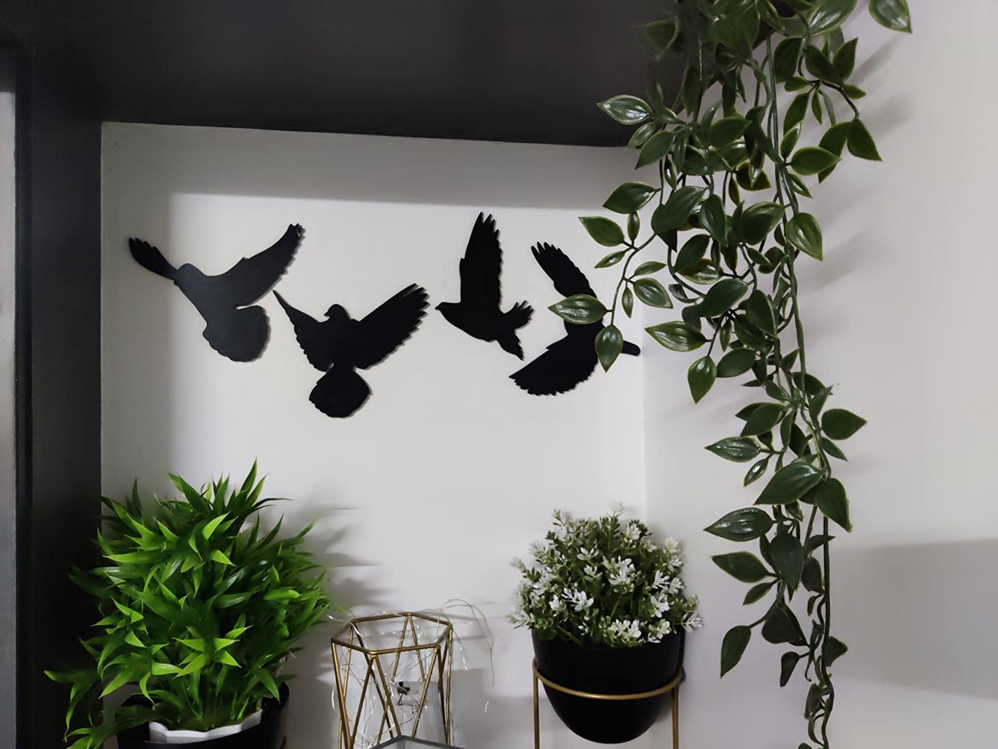 4 Flying Birds Plaque Sign