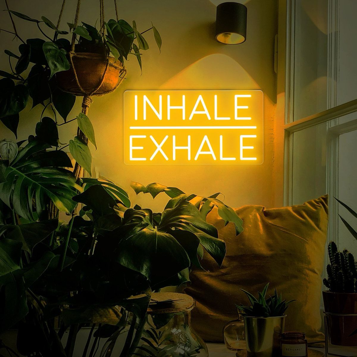 INHALE EXHALE Neon Sign