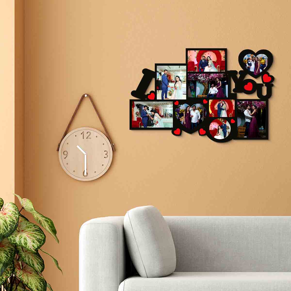 Personalized Love Frame (9 Photos )