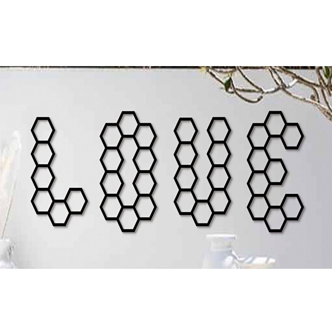 Honeycomb Love Wall Art