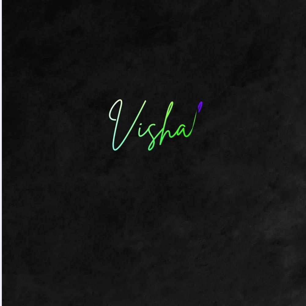 ( Vivek, Vishal, Havish, Karthik ) - RBG NEON SIGN WITH WIFI CONTROLLER