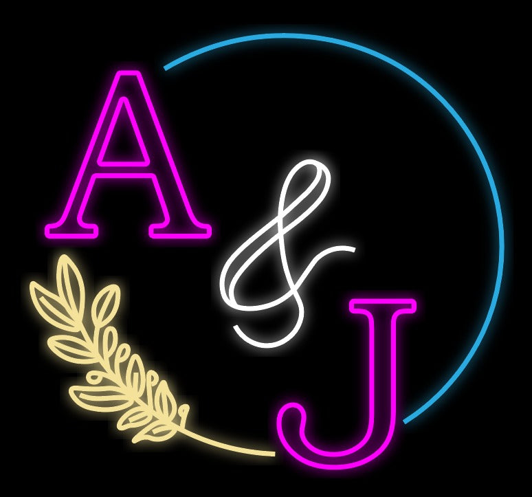 Wedding Initials Neon Sign