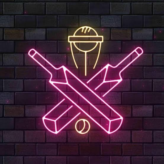 Bat Ball Cup Neon Sign