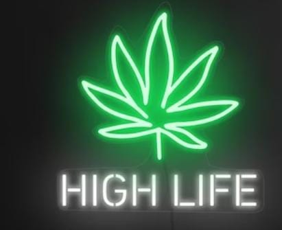 High Life Room Decor Neon Sign
