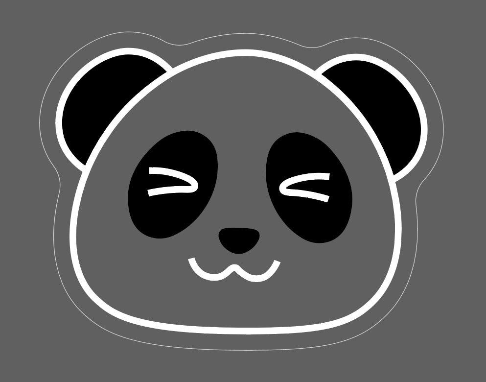 Panda Neon Sign - 11 x 14 Inches Size