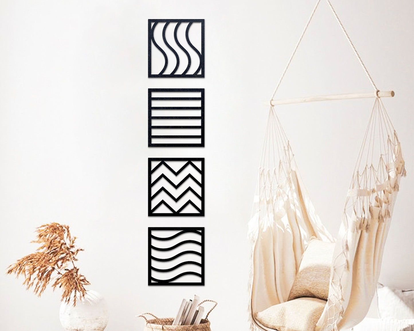 4 Elements Wall Art Decor - Earth, Fire, Water & Air : Style - 10