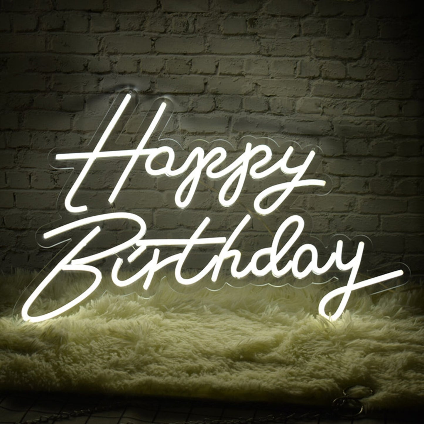Happy Birthday Neon Sign ( Style 3 )
