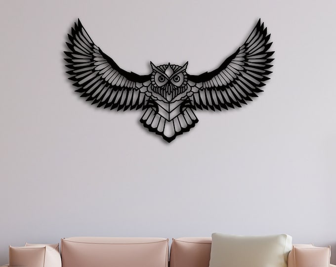 Large Owl Wall Art