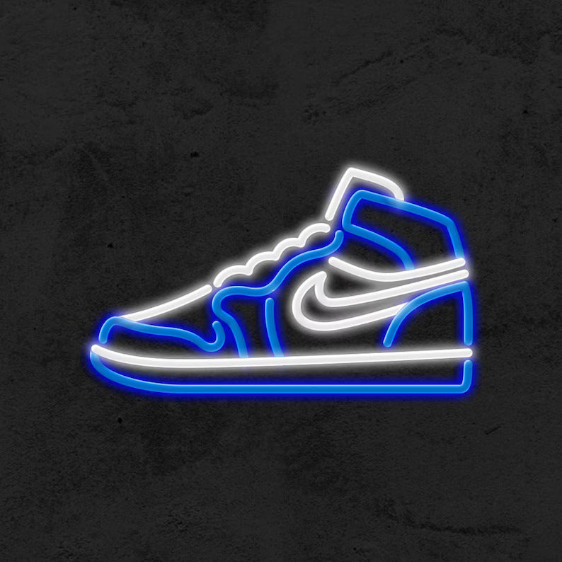 Nike Air Jordan Shoes Neon Sign - Main Image