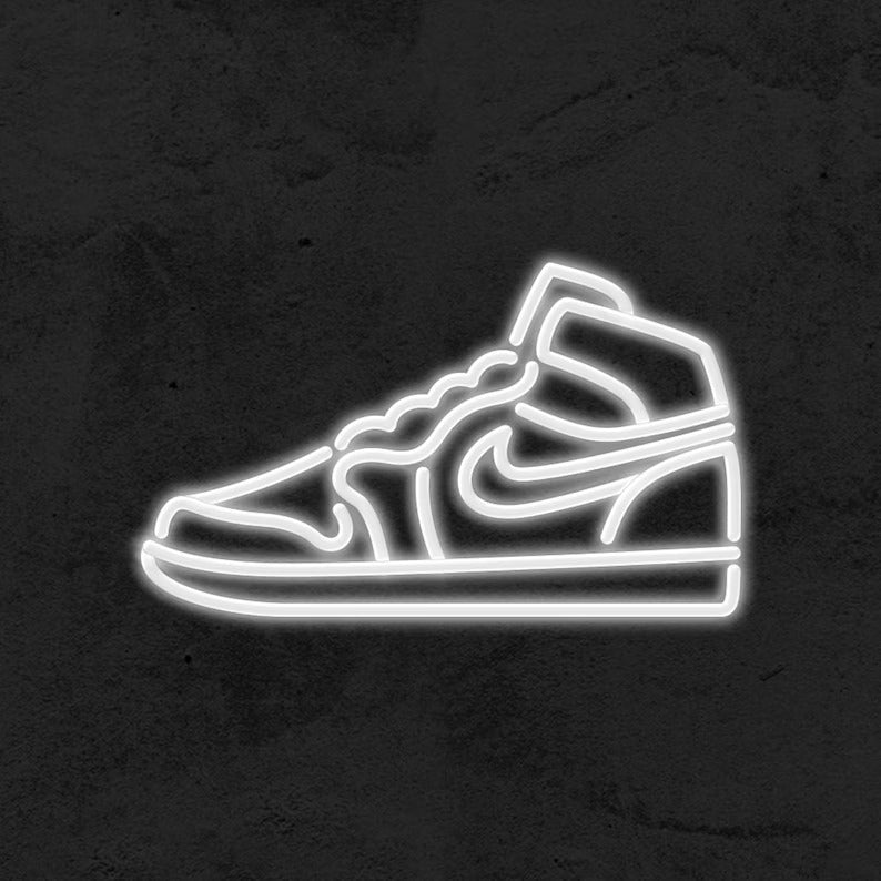 Nike Air Jordan 1 Shoes Neon Sign