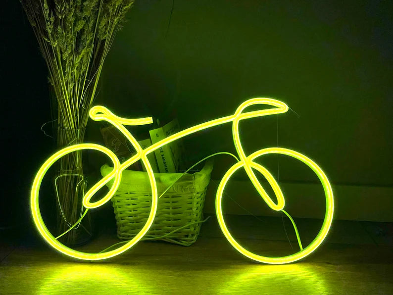Bicycle Neon LED Sign Wall Art