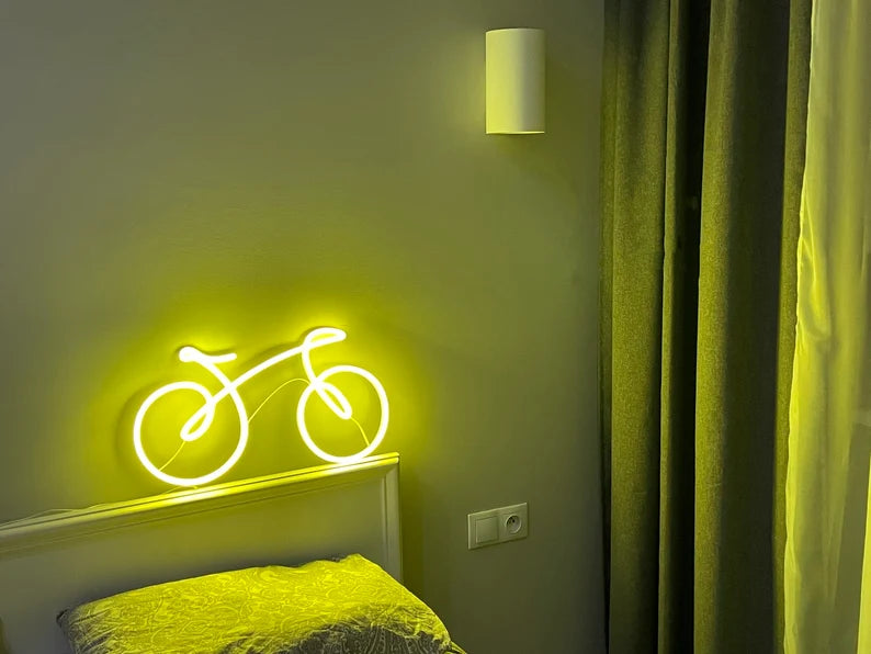 Bicycle Neon LED Sign Wall Art
