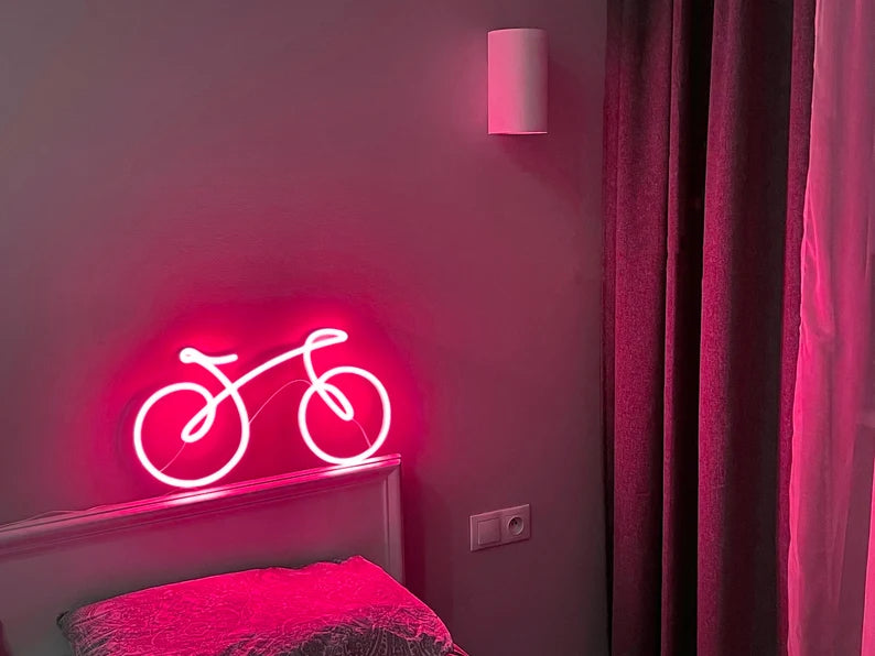 Bicycle Neon LED Sign Wall Art
