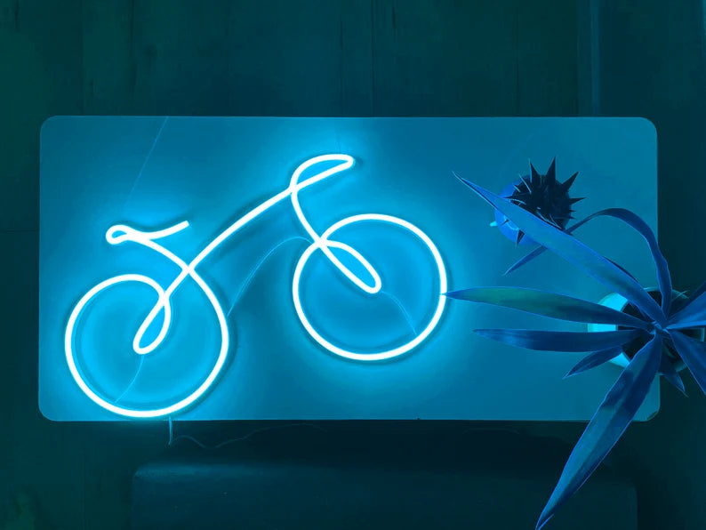 Bicycle Neon LED Sign Wall Art