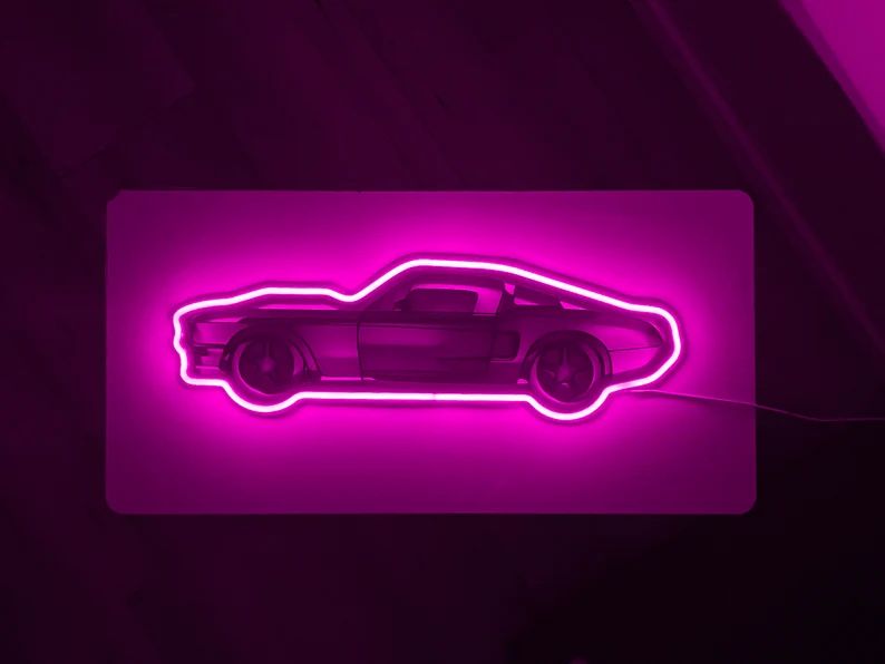 Mustang Car Neon Sign
