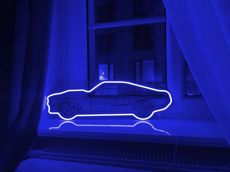 Mustang Car Neon Sign
