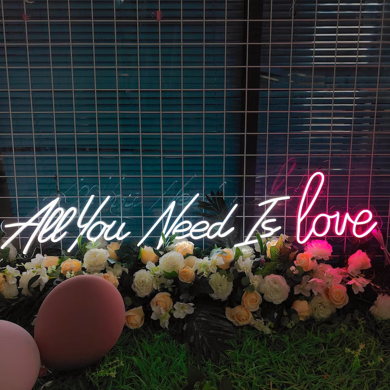 All You Need is Love Neon Sign