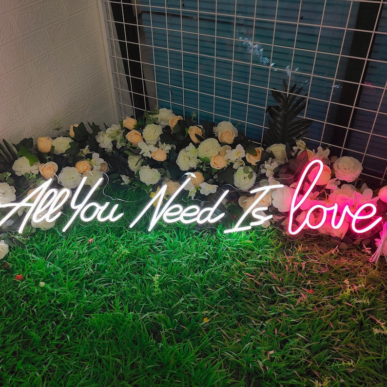 All You Need is Love Neon Sign