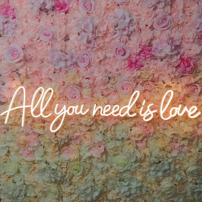 All You Need is Love Neon Sign