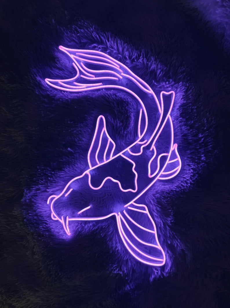 Koi Fish Neon Sign