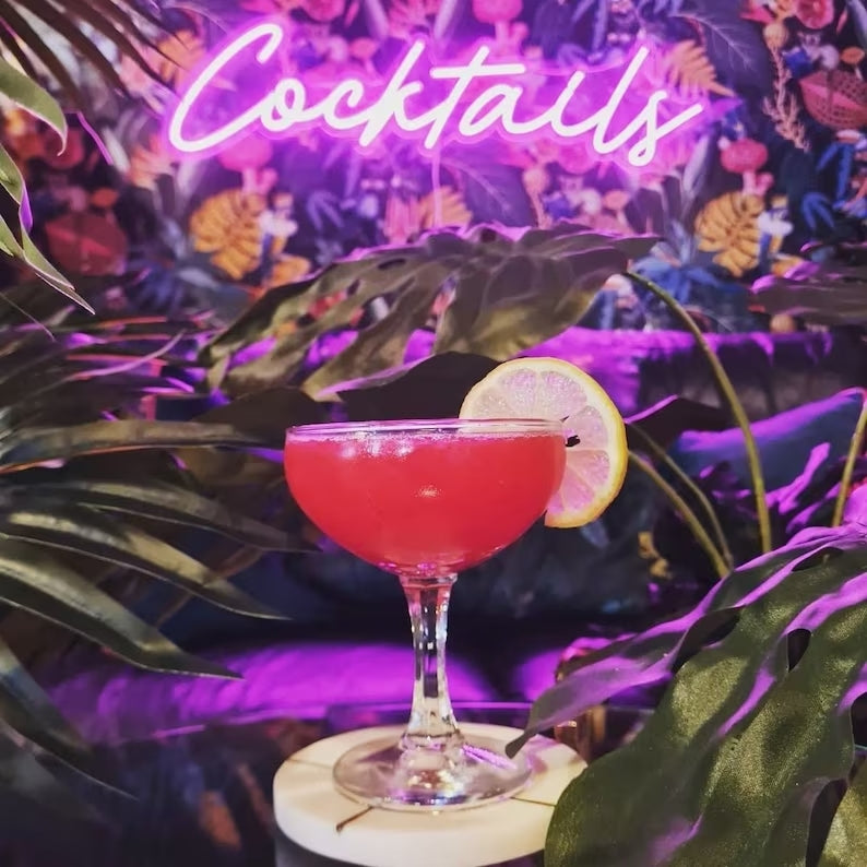 Cocktails Neon Sign, Cocktail Led Neon