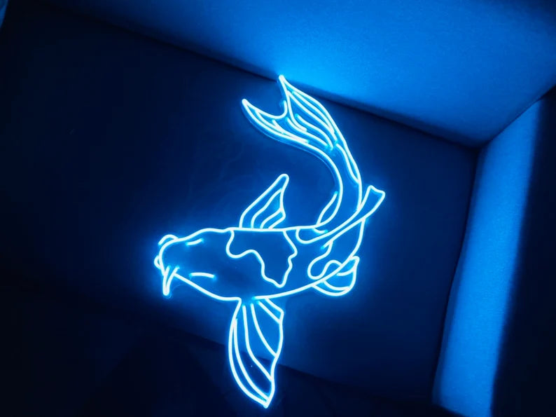 Koi Fish Neon Sign