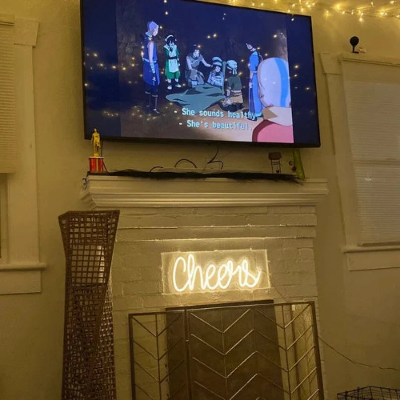 Cheers Neon Sign For Party
