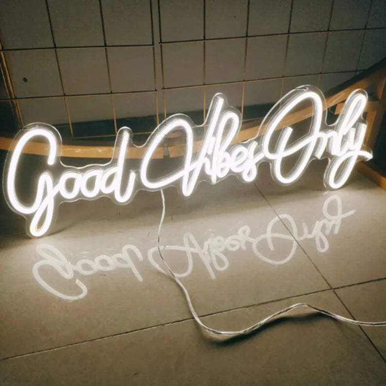 Good Vibes Only Neon Sign